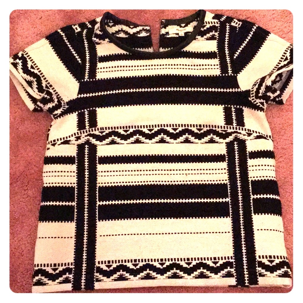 Gorgeous madewell tribal dress shirt